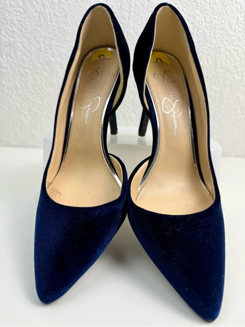 Jessica Simpson | Livvy | Blue Velvet D'Orsay Pumps | 9
